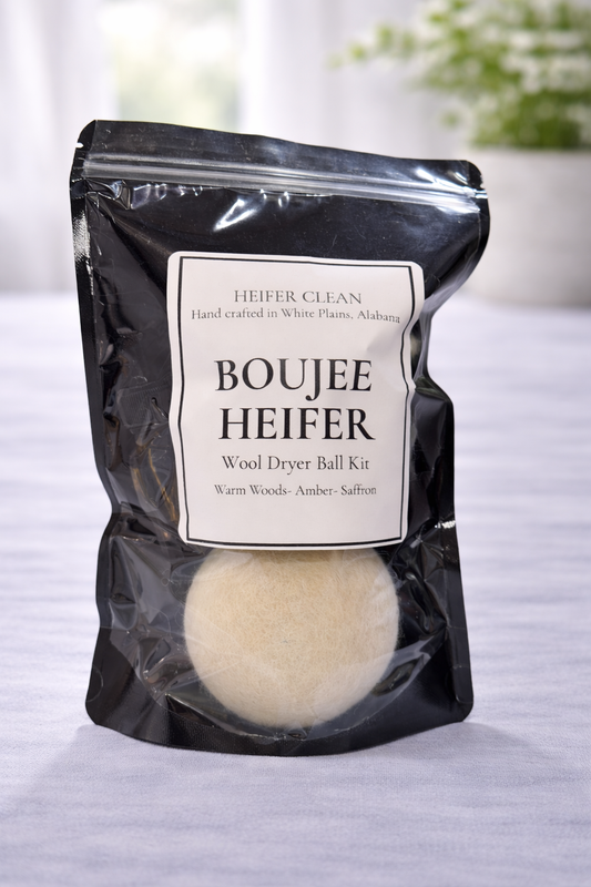 Heifer Clean Wool Dryer Ball Kit| Iconic Scents