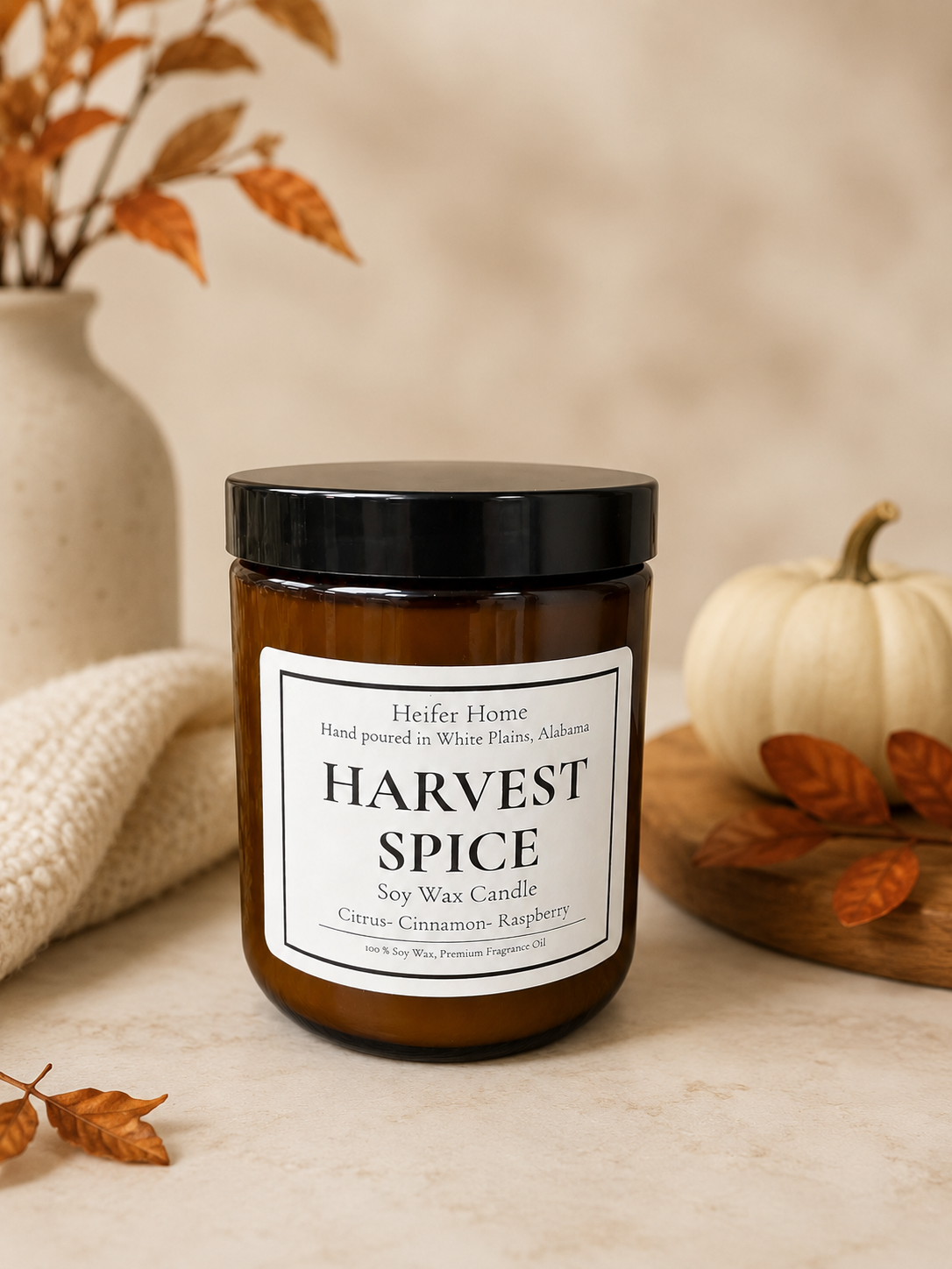 Heifer Home 8oz. Candle| Fall Scents